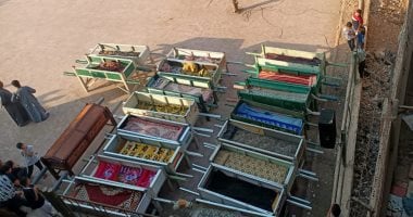19 نعشا جاهزة لاستقبال