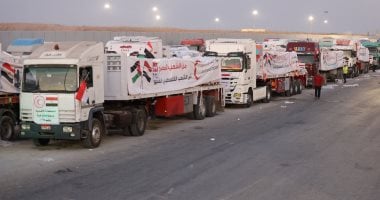 الهلال الأحمر: قافلة المساعدات