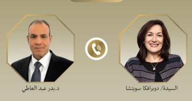 اتصال هاتفى بين وزير